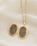 Antique Heavy Swedish G Initial Locket 18K Gold