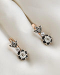 The Sweetest Antique Old Cut Diamond Earrings 18K Gold