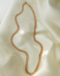 Sold Separately! Antique Watch Chain Choker And Vintage Curb Link Chain 18K Rose Gold 1930s 1946