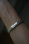 Romantic Scroll Work Swirl Silver Bracelet C. 1910