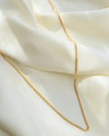 Looong Sexy Italian Curb Link Chain 18K Gold