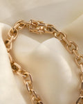 Rare Double Faceted Anchor Bracelet 18K Gold 1964
