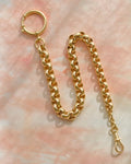 10.2 Inches Antique Belcher Watch Chain 18K Gold 1910s