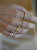 Stunning Floral Engraved Band 18K Gold 1910