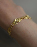 Rare Iconic Georg Jensen Flower Dream Bracelet 18K Gold Beg. 1900s