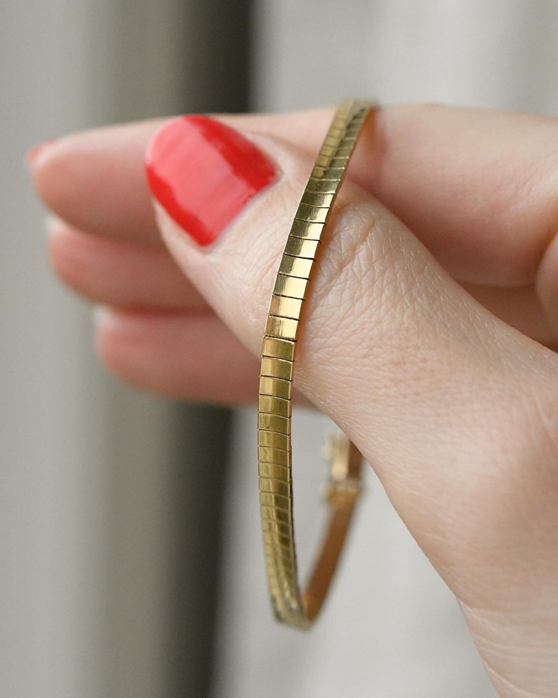 Beautiful Liquid Gold Bracelet 14K 1970s