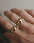 Rare Vintage Puzzle Ring Size 9.25 US 18K Rose Gold