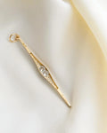 Edwardian Brooch Conversion Pendant Cut Diamonds Platinum And  18K Gold