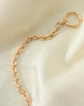 Amazing Rare 10.4 Inches Rose Gold Watch Chain 18K Gold