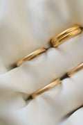 Antique Art Deco Gold Band Size 7 23K Gold 1919