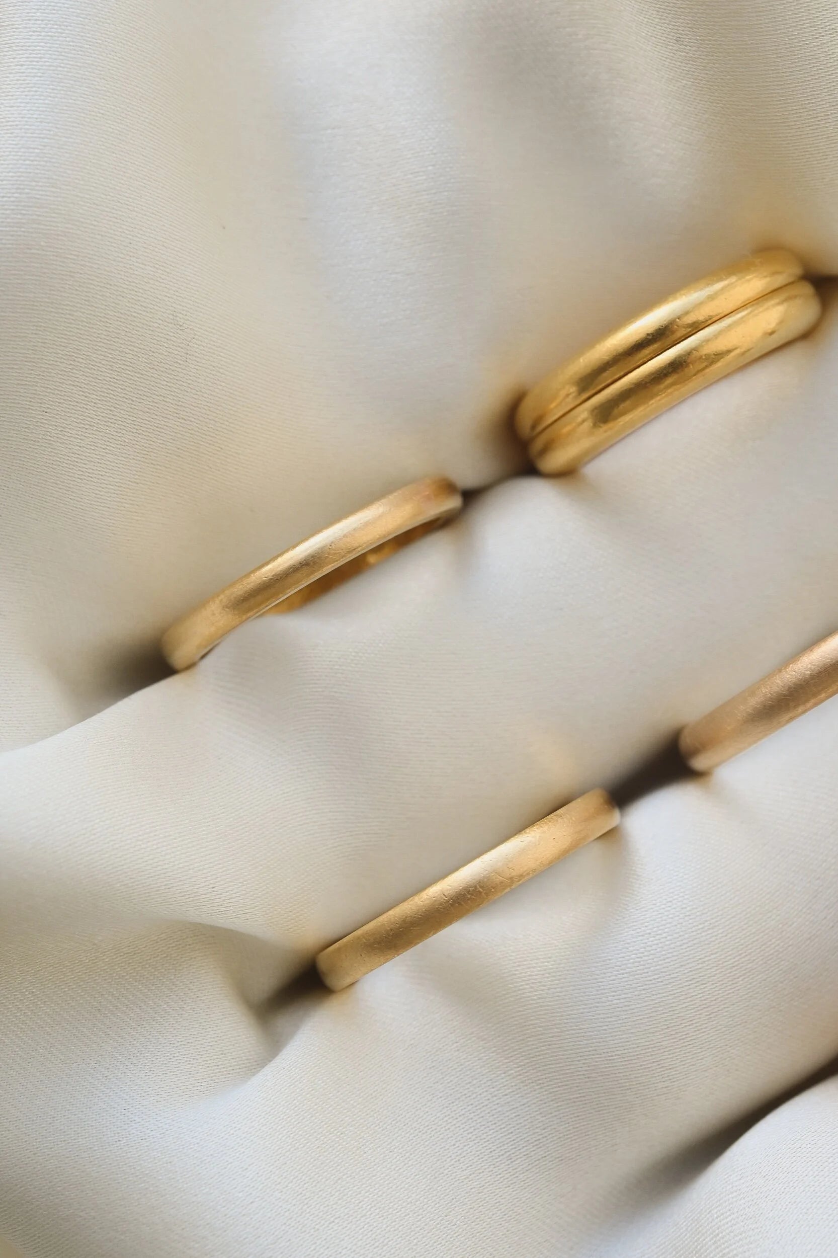 Antique Art Deco Gold Band Size 7 23K Gold 1919