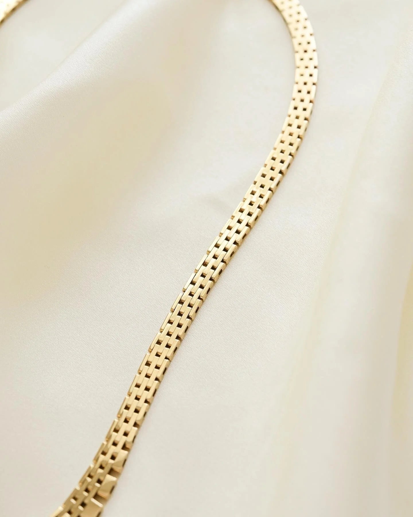 Sexy Danish Vintage Cleopatra Necklace 14K Gold