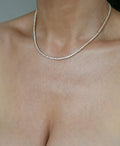Once in a Lifetime Dream Tennis Necklace Natural Diamond 8.0 Carats 18K Gold