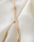 Long Amazing Rare Geneva Link Necklace 14K Gold 1960