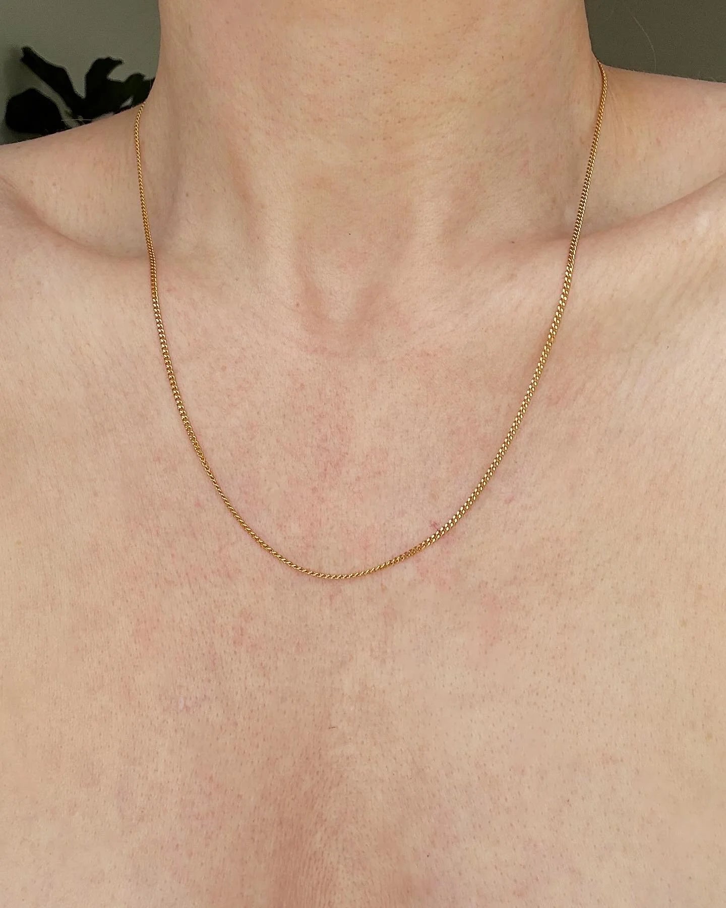 Timeless Vintage Curb Link Chain 18K Gold