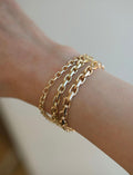 Gorgeous Danish Vintage Bracelets 14K Gold Mid 1900s