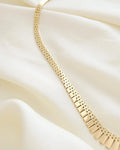 Rare Longer Danish Vintage Cleopatra Necklace 14K Gold 1966