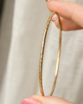 Beautiful Antique Bangle Bracelet 14K Gold 1930s