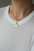 Radiant, Dreamy Good Luck Medallion Pendant Swedish Vintage  18K Gold