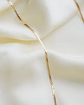 The Best Long Vintage Baby Virola Link Chain 18K Gold