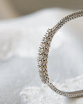 Special Danish 1.20ct Diamond Bracelet 18K White Gold 26grams
