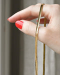 Beautiful Italian Liquid Gold Chain 18K 1970s