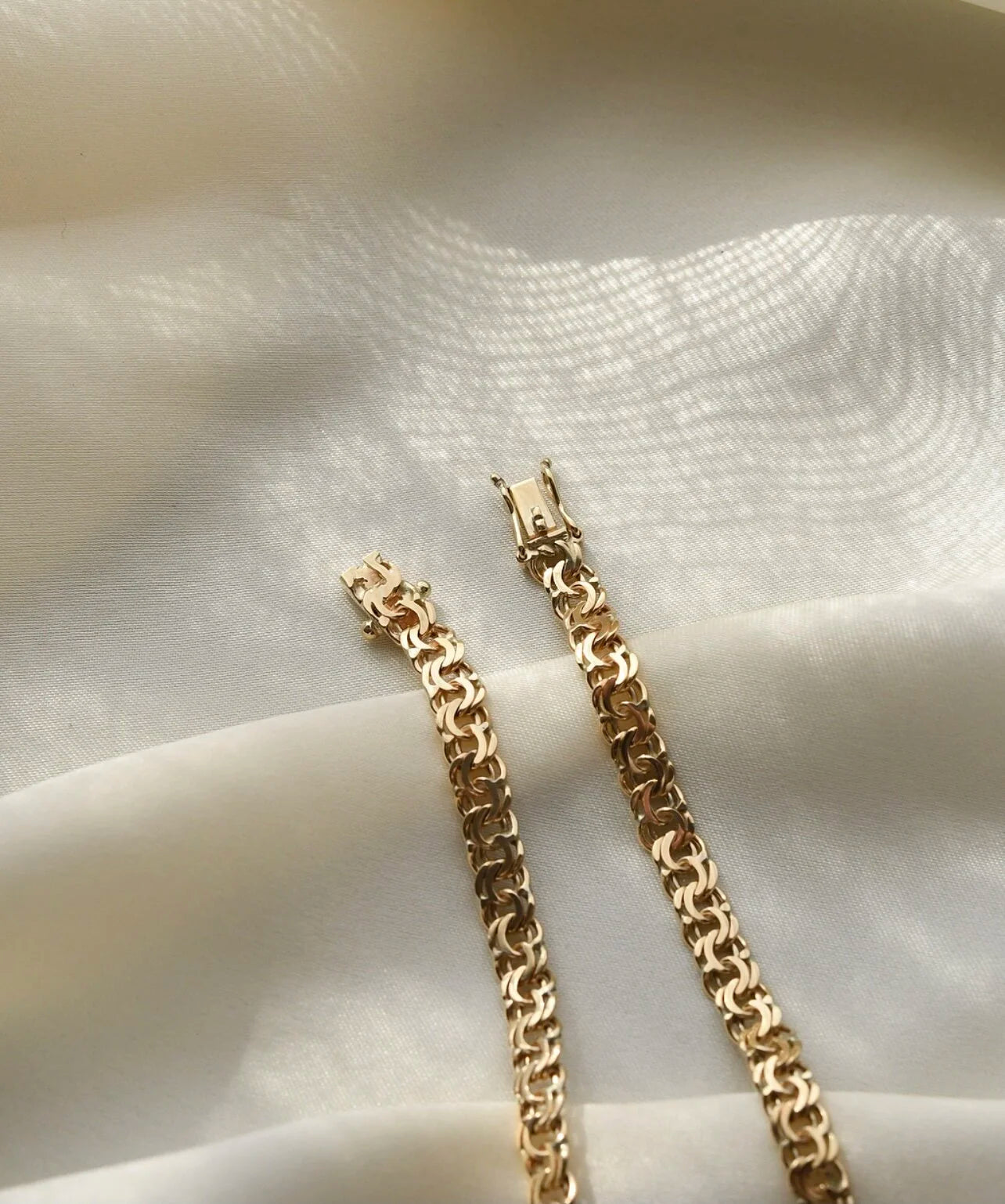 Gorgeous Bismarck Link Chain 14K Gold