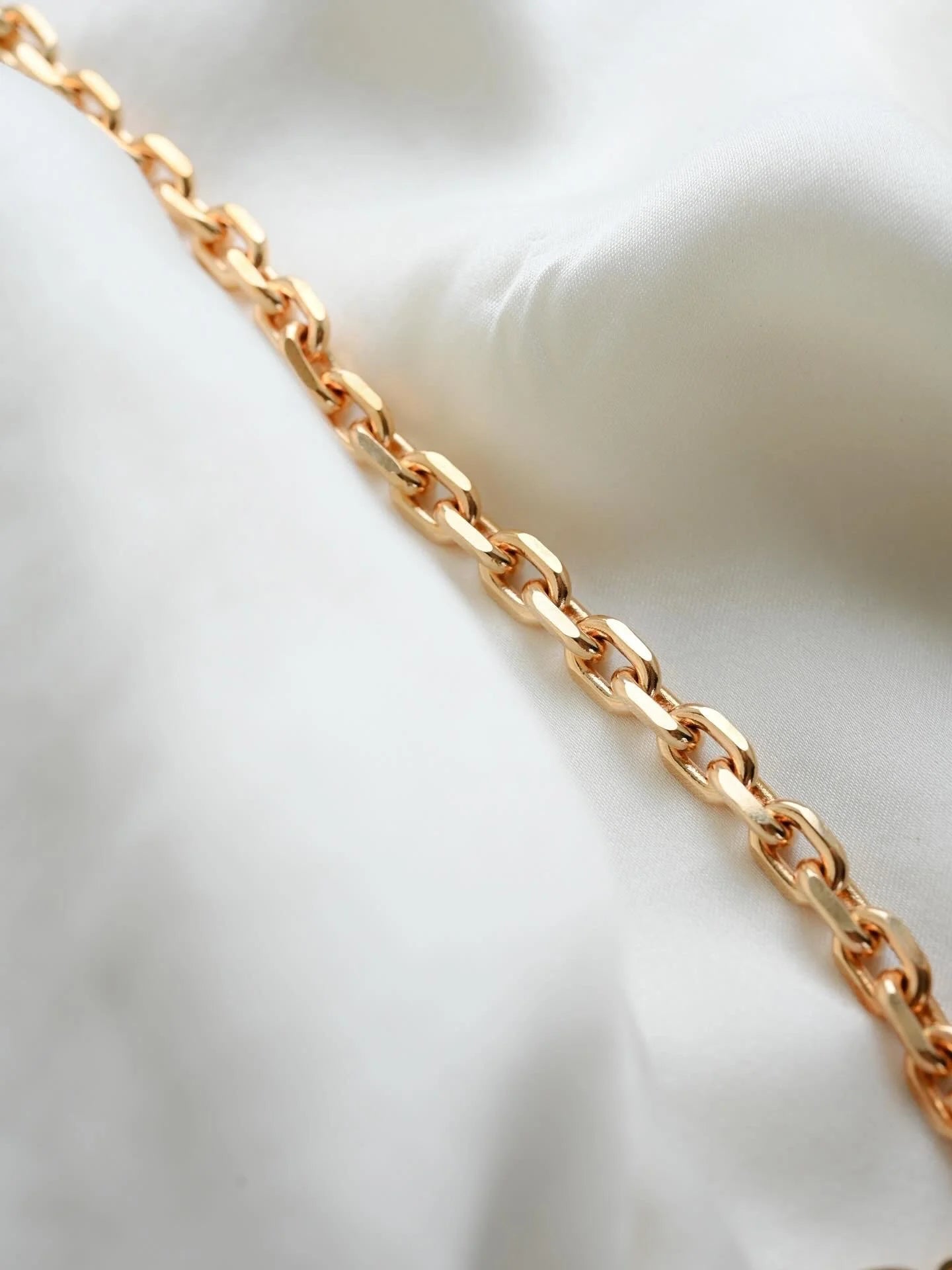 The Perfect Heavy Rose Gold Anchor Bracelet 18K Gold