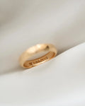 Stunning High Polished Band 18K Gold Swedish Vintage 1962