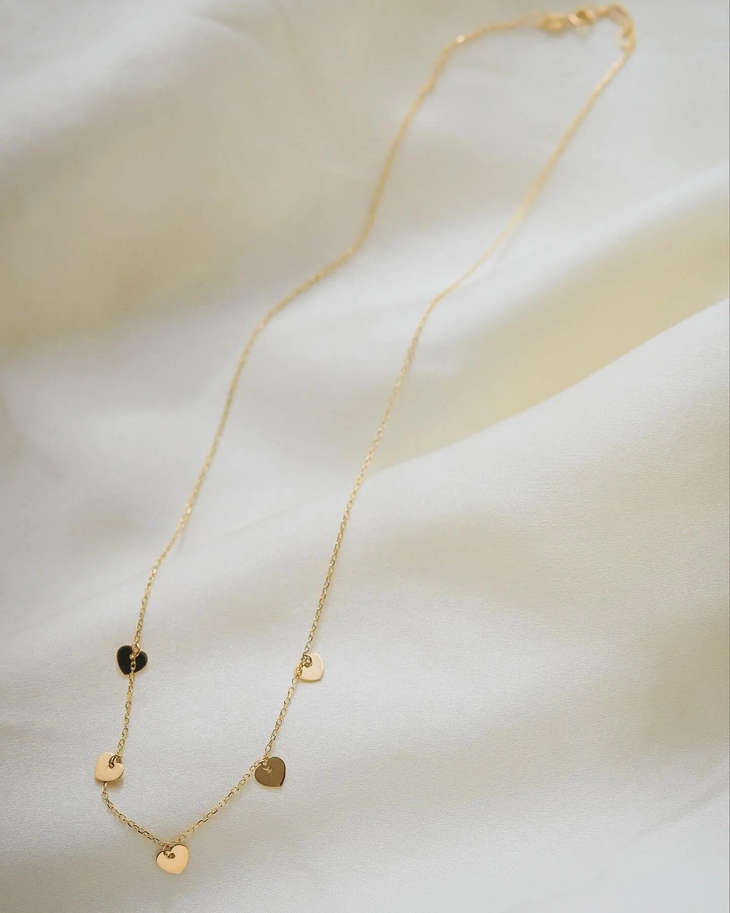 Dainty Heart Cutie Necklace 18K Gold