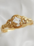Heavenly Ornamented Quartz Bracelet 76 YEARS OLD 18K Gold