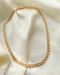 Chunky Bismarck Chain 16.5 Inches 14K Gold 1960s