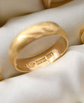 Glorious 104 Year Old Antique Patterned Gold Band 23K 1917