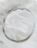 Sexy Two Sided Silver Vintage Necklace 1960