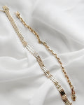 Special Danish Vintage Mid Century Link Bracelet 14K Gold Denmark