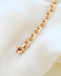 Beautiful Vintage Anchor Link Bracelet 14K Gold