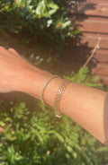 Beautiful Glowing Swedish Vintage Bracelet 18K Gold 1967
