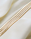 Outstanding Heavy Wide Danish Vintage Bracelet 14K Gold 1960s