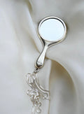 Special Rare Antique Mirror Pendant Beg 1900s Sweden