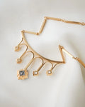 Gorgeous Necklace W Spinel 18K Gold 1950