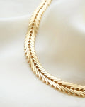 Danish Vintage Geneva Link Necklace 14K Gold 1970