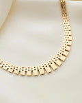 Extraordinary Perfect Danish Link Necklace by Sigurd Rnna 14K Gold
