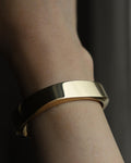 Smaller Sized Vintage Dream Bracelet w Angled Edges 14K Gold