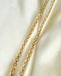 Biiiig Heavy Dream Chain W Graduated Anchor Danish Vintage 14K Gold