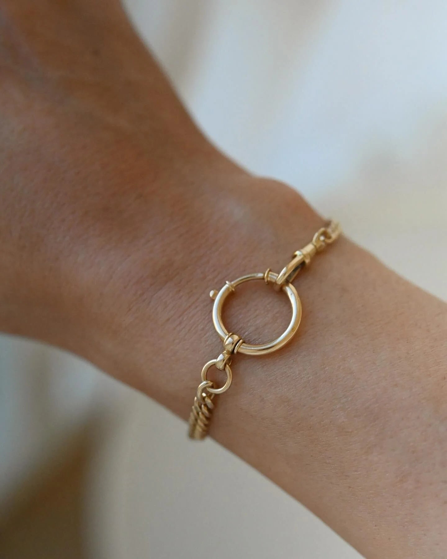 Rare Antique Watch Chain Bracelet 18K Gold