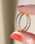 Gorg Twisted Hoops 14K Gold