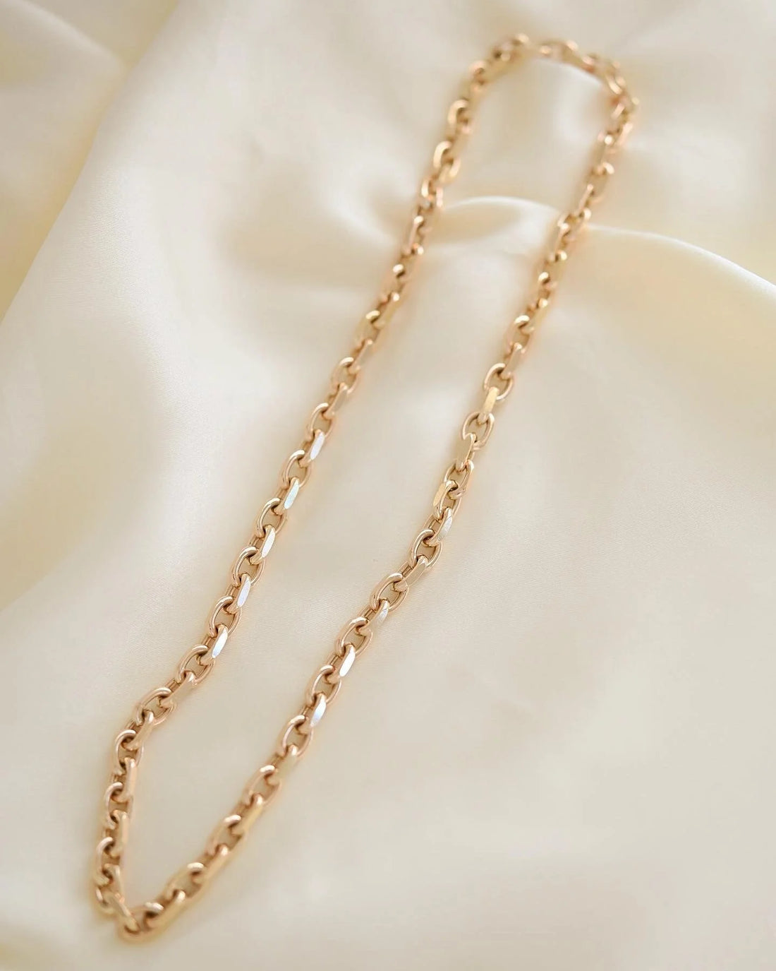 Amazing Danish 52 Grams Vintage Biker Chain 8K Gold