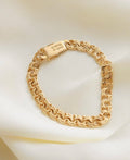 Glowing Swedish Vintage Bismarck Bracelet 18K Gold 1959