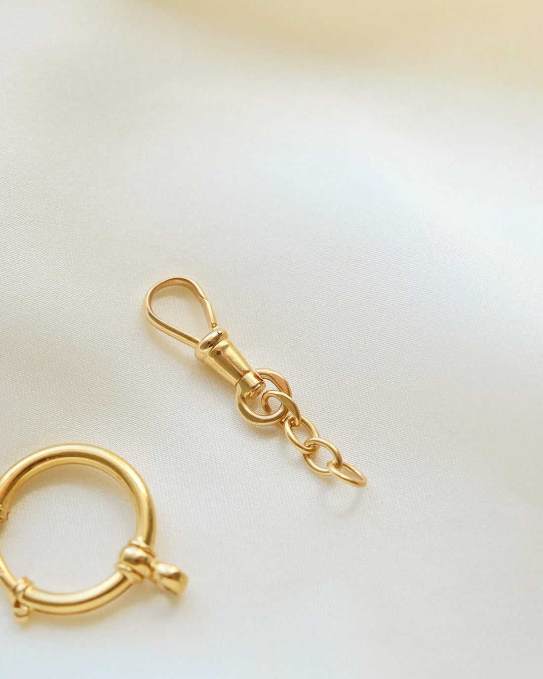 Super Rare Single Antique Dog / Swivel Clasp and Bolt Clasp