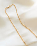 Rare 2.5 mm Italian Vintage Anchor Chain 18K Gold